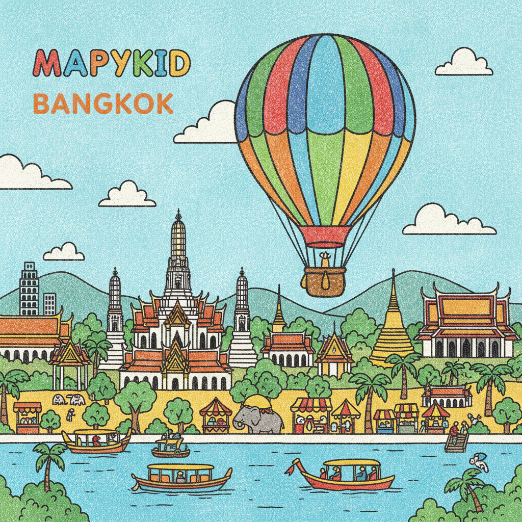 Bangkok : Le mystère du Bouddha d&rsquo;Émeraude et les géants du Grand Palais (9-11 ans)