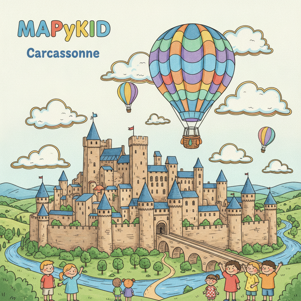 Carcassonne : Le secret du cochon volant et des 52 tours (9-11 ans)