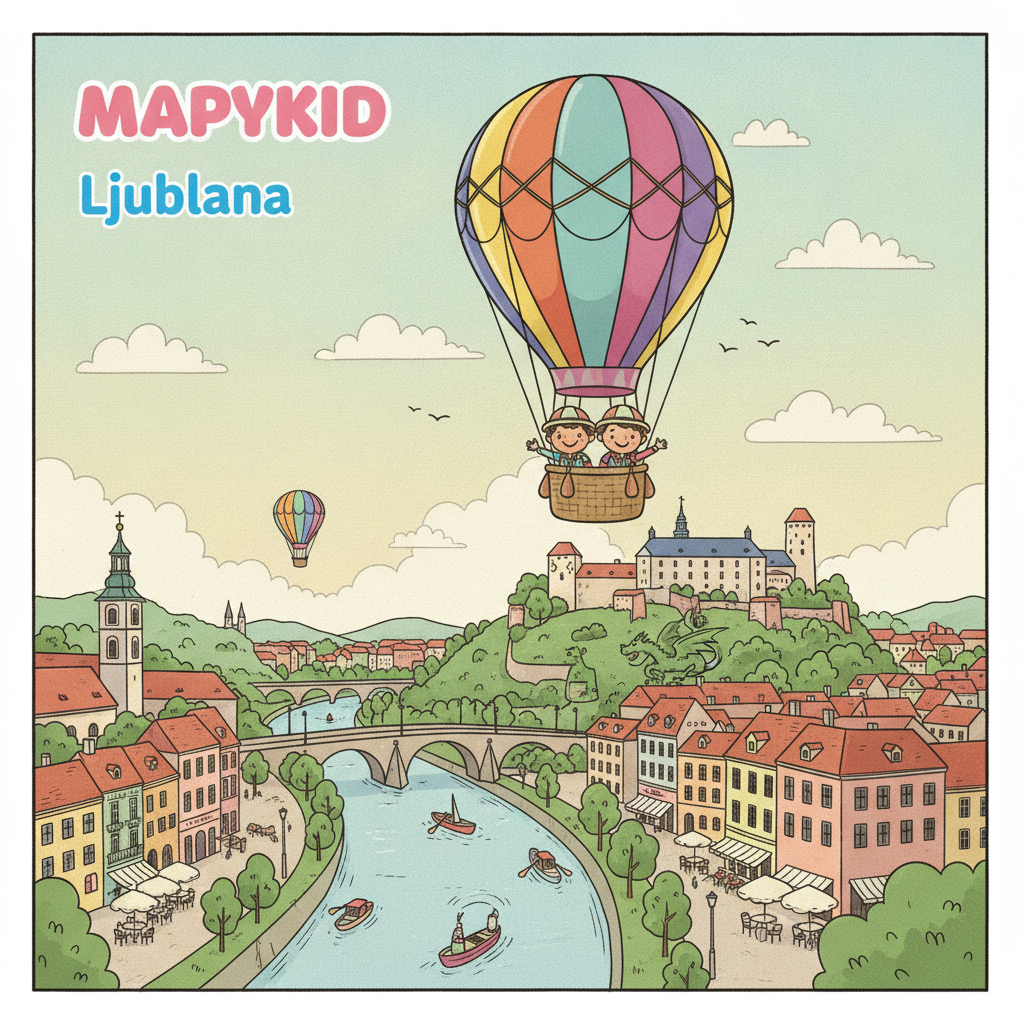 Ljubljana : Le Secret du Pont des Dragons (9-11 ans)